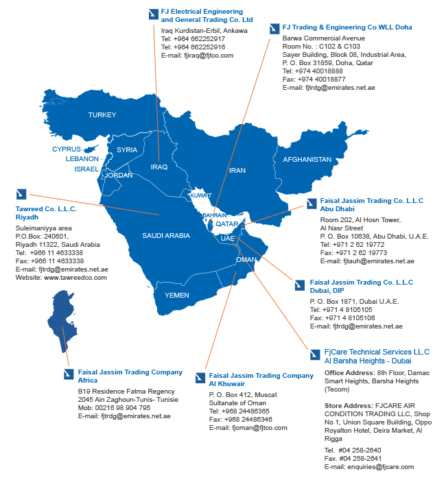 Contact Us Faisal Jassim Trading Company Llc